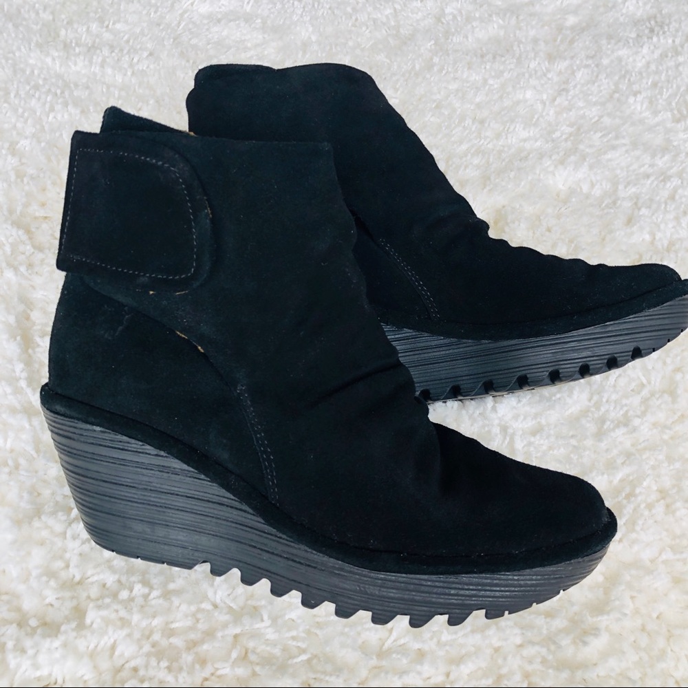 Fly London suede ankle boots
